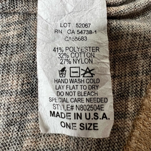 Nally &‎ Millie asymmetric Womens hem shirt yum tee shirt Made in USA One Size - Picture 4 of 5